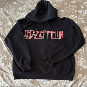 Led Zeppelin Band Graphic Tee Hoodie